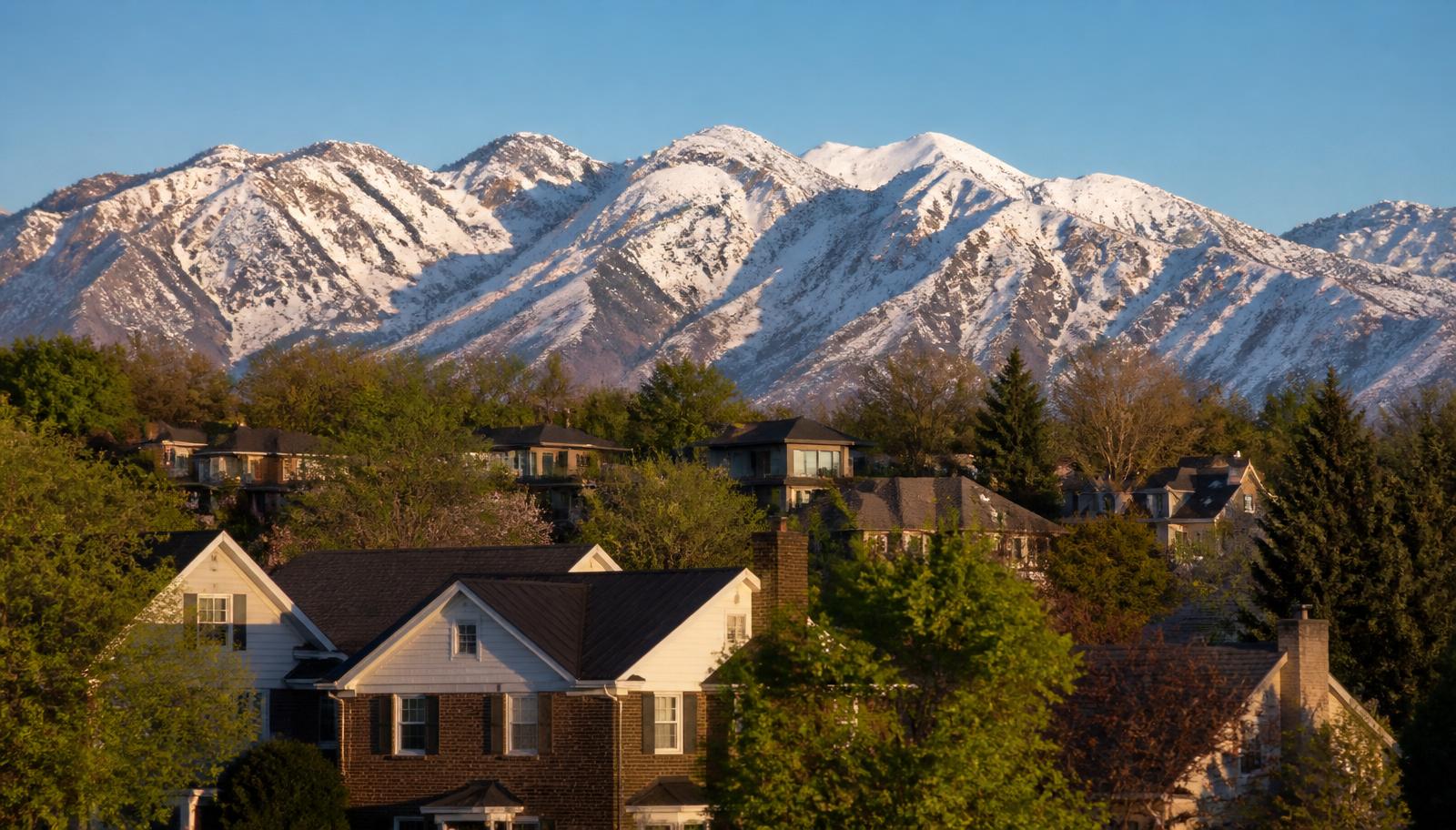 Neighborhood view representative of Orem.